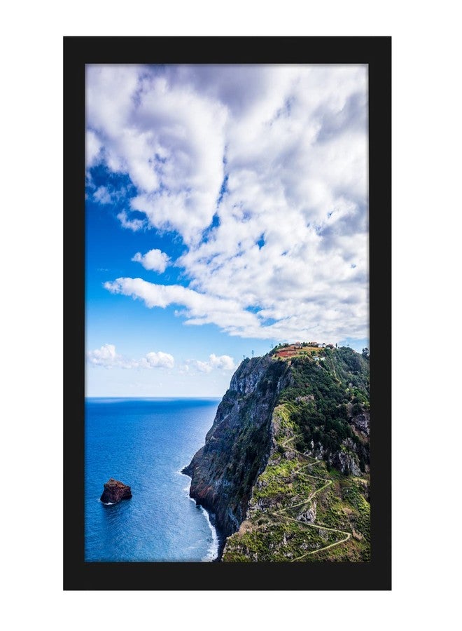 MENNTHUI 9x10 Black Picture Frame, Tabletop and Wall Mounting Horizontally or Vertically, Decoration for Photos, Paintings, Posters, Artwork - Image 1